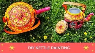 #homedecor DIY kettle Art/Pattachitra Kettle Painting/ Home Decor DIY/ Traditional Art of Odisha