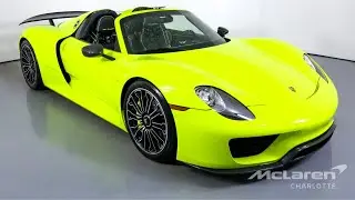 Acid Green Porsche 918 Spyder For Sale