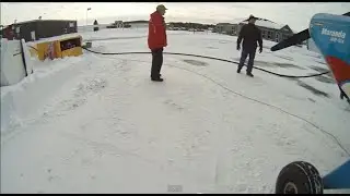 Flying Maranda winter flight in our homebuilt airplane