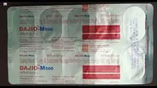 Dajio M 10mg /500mg Tablet | Dapagliflozin & Metformin hydrochloride tablets uses | Dajio M500mg Tab
