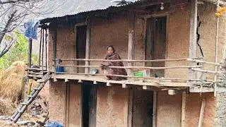 Life in A Nepali Himalayan Village During the rainy and Snowfall Time | Best Life in Nepali Village|