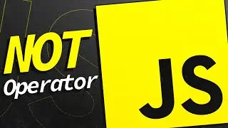 NOT operator in JavaScript