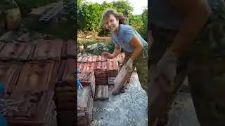 Moving tiles.