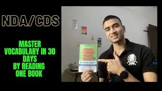 Master Vocabulary in 30 days for NDA/CDS written exam.