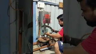 1 hours 50 kg peanut roaster machine ☎️ 9657116090,9762327766#machine #food #peanut #mixingmachine
