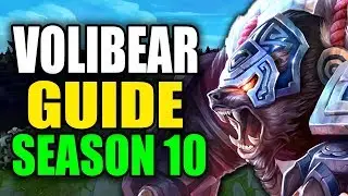 SEASON 10 VOLIBEAR GAMEPLAY GUIDE - (Best Volibear Build, Runes, Playstyle) - League of Legends