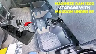 Maximize RAM 1500 Storage with MAXDOM Under Seat Box