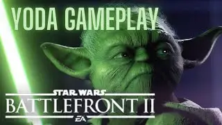 Star Wars Battlefront 2 - Yoda Gameplay - PS4 Highlights - 2021