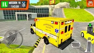 Coast Guard Ambulance First Aid Truck Gameplay - Rescue Van - iOS Android