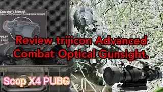 Review Trijicon Advanced Combat Optical Gunsight Scope X4 PUBG #AlutsistaTNI #TNI #Militer #Senjata