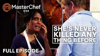 She Can't Kill The Crab in MasterChef USA | S01 E08 | Full Episode | MasterChef World
