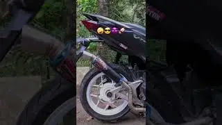 Knalpot verox corong black sarangan bor&sup2;an di motor vario 125 std     #shortvideo #knalpotracing