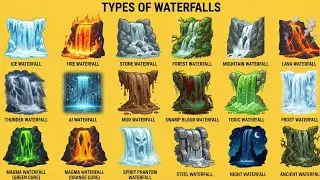 Amazing Types of Waterfalls You&rsquo;ve Never Seen Before 🌊🔥❄️