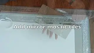 Very Easy and Simple Glam Mirror  #shorts  #diy