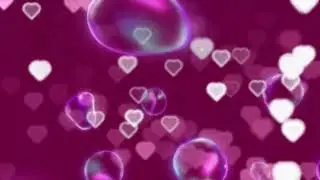 4K Falling Hearts Explosion with Magical Floating Bubles Copyright Free Stock Footage Free Download