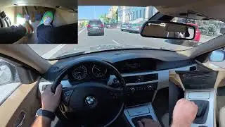 BMW E90 Manual Drive: Pedal Cam POV