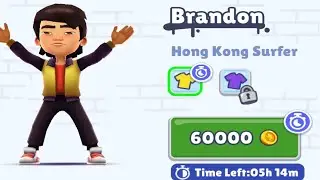 New Character Open Brandon | Subway surfers | Dance & Actions | Official boy akku |