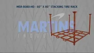 MSR-8080-HD - Truck Tire Stacking Rack - Martins Industries