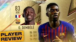 WORTH IT?!🤔 83 OUSMANE DEMBELE PLAYER REVIEW! (FIFA 22 ULTIMATE TEAM)