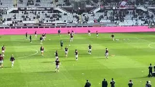Entra in campo il Genoa || Toro vs Genoa