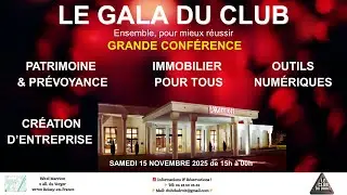 Gala du Club &mdash; Conf&eacute;rence exceptionnelle au Marriott Roissy | 15 novembre 2025