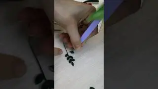 Watch This Paper Turn Into a Green Stem 🌿 | Quilling Magic #paperquilling #quilling #art #quilted