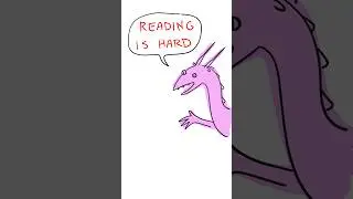 Reading is hard📚🖋️🐉✨#dnd #dragon #books #reading #animation
