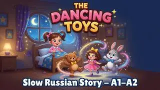 Learning Russian Is Easy!  Russian for beginners A1- А2  Story 27 Лиза и игрушки