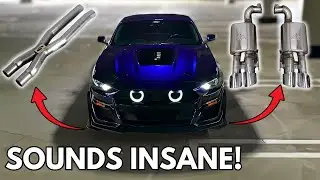 Установка выхлопной системы Catback Mustang GT