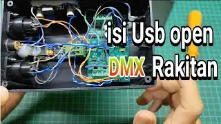 Bongkar dan Review isi usb open DMX rakitan #usbopendmx #QLC+ #lighting 
