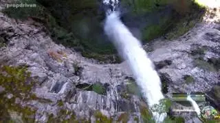 Watson Falls Waterfall Dive with Race Drone