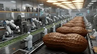 Inside a Planters Peanut Factory: From Raw Groundnuts to Roasted Salted Paste (Full Process)