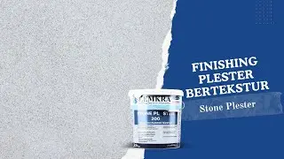 Finishing Plester Bertekstur - Stone Plester #lemkra #dinding #interiordesign #waterproofing