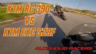 KTM EXC 525F VS KTM RC 390