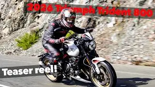Тизер Triumph Trident 800 2026 года | Втрое больше удовольствия!
