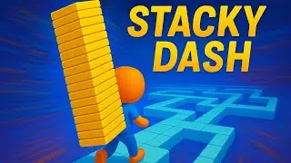 Stacky Dash Full Gameplay &ndash; Reaching MAX Level with Insane Tile Stacks! 🔥---