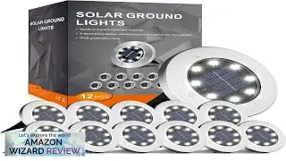 INCX Solar Lights for Outside12 Pack Solar Lights Outdoor Waterproof Solar Garden Review