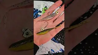Zman Scented JerkshadZ Damiki Rig with Finesse EyeZ Jig head