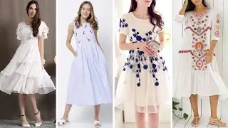 TOP 2021 FASHION TRENDS White Midi Dresses Designs Ideas