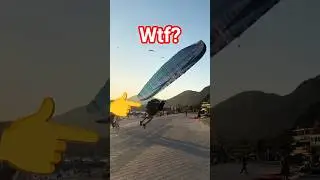 🚨Amazing spin-landing🚨 #paragliding #holiday #beach #mountains #reupload - 📷= 