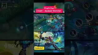 Rov รีวิวสกินใหม่ Cresht : Masked Watcher | อย่างเดือด #rov #รีวิวสกินใหม่ #อาร์โอวี #oatartist