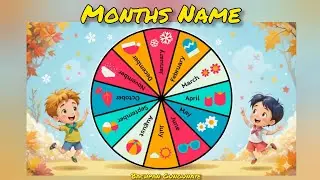 Months Name Song for Kids🎶 | Learn Months of the Year 🌈 | Bachpan Gungunaye 👶🎵