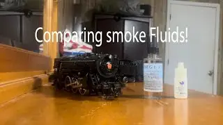 Comparing Smoke Fluid! Jt&rsquo;s Mega Steam vs Default Lionel smoke fluid.