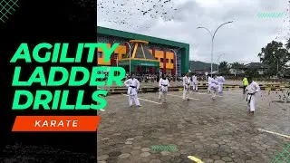 AGILITY LADDER DRILLS #Karate, #Training, #exercise