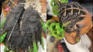 Crochet maintenance | Retwist tutorial | wicks | instant locs