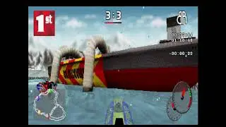 VR Sports Powerboat Racing - PS1 Gameplay