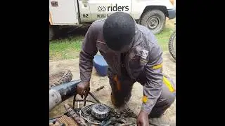 Riders for Health Liberia Sample Transport Project Motorcycles AG 200 YAMAHA  Fleet Maintenance.