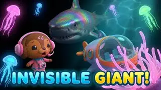 The Rainbow Predator! 🌈 Invisible Megalodon Stalks the Midnight Zone! | Octonauts Full Episode