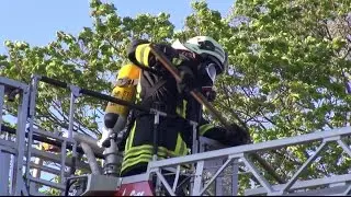 [ANFAHRT + EINSATZSTELLE] Dachstuhlbrand in Ronneburg 06.05.2015