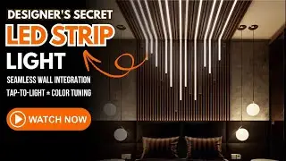Designer's Secret: Smart LED Strip Kit for Wall Panel | Tap-to-Light + Color Tuning｜Factory Direct